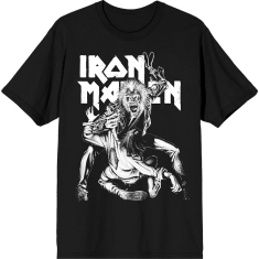Iron Maiden - No Prayer Claw Crop Uni Bl T-Shirt