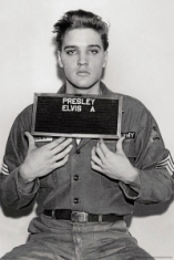 Elvis - Enlistment Photo 91,5 X 61 Cm