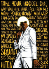 Tyler The Creator - Glam Lyrics 91,5 X 61 Cm