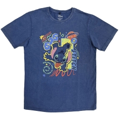 Lilo & Stitch - Stitch 626 Handstand Stone Wash Uni Denim T-Shirt