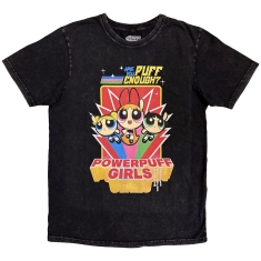 Powerpuff Girls - Are You Puff Enough? Stone Wash Uni Bl T-Shirt