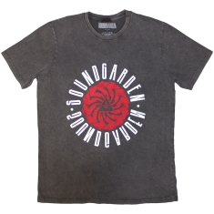 Soundgarden - Circle Logo Stone Wash Uni Char T-Shirt