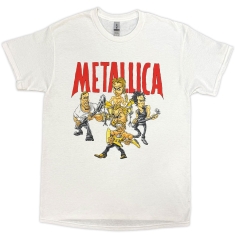Metallica - Metallica Load Chavez Cartoon Uni Wht T-Shirt