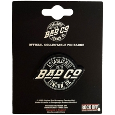 Bad Company - Est. 1973 Circle Logo Pin Badge