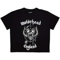 Motorhead - England Lady Bl Crop Top