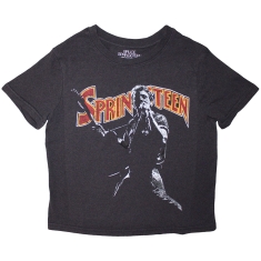 Bruce Springsteen - Stage Pose Lady Bl Crop Top