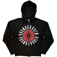 Soundgarden - Circle Logo Uni Bl Zip Hoodie