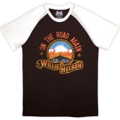 Willie Nelson - Route 66 Uni Brown/Wht Raglan