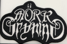 Mörk Gryning - Patch Logo Cut Out (10 X 6,4 Cm)