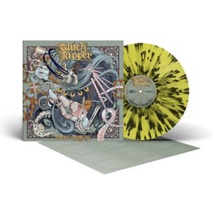 Witch Ripper - Through The Hourglass (Transp. Yellow w. Black Splatter Vinyl LP)