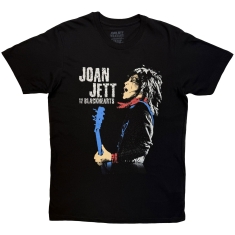 Joan Jett - Blue Guitar Uni Bl T-Shirt