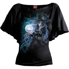 Spiral - Mystic Moon - Ladies Latin Boatneck Top
