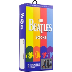 The Beatles - Beatles Gift Box Uni 3-Pack Socks