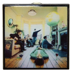 Oasis - Definitely Maybe Colour Album Pin Badge