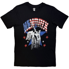 Jimi Hendrix - Flag Uni Bl T-Shirt
