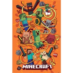 Game Poster - Minecraft (Funtage Montage)  Poster 91,5 X 61 Cm