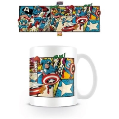 Marvel - Marvel Comics (Captain America Panels) Mug