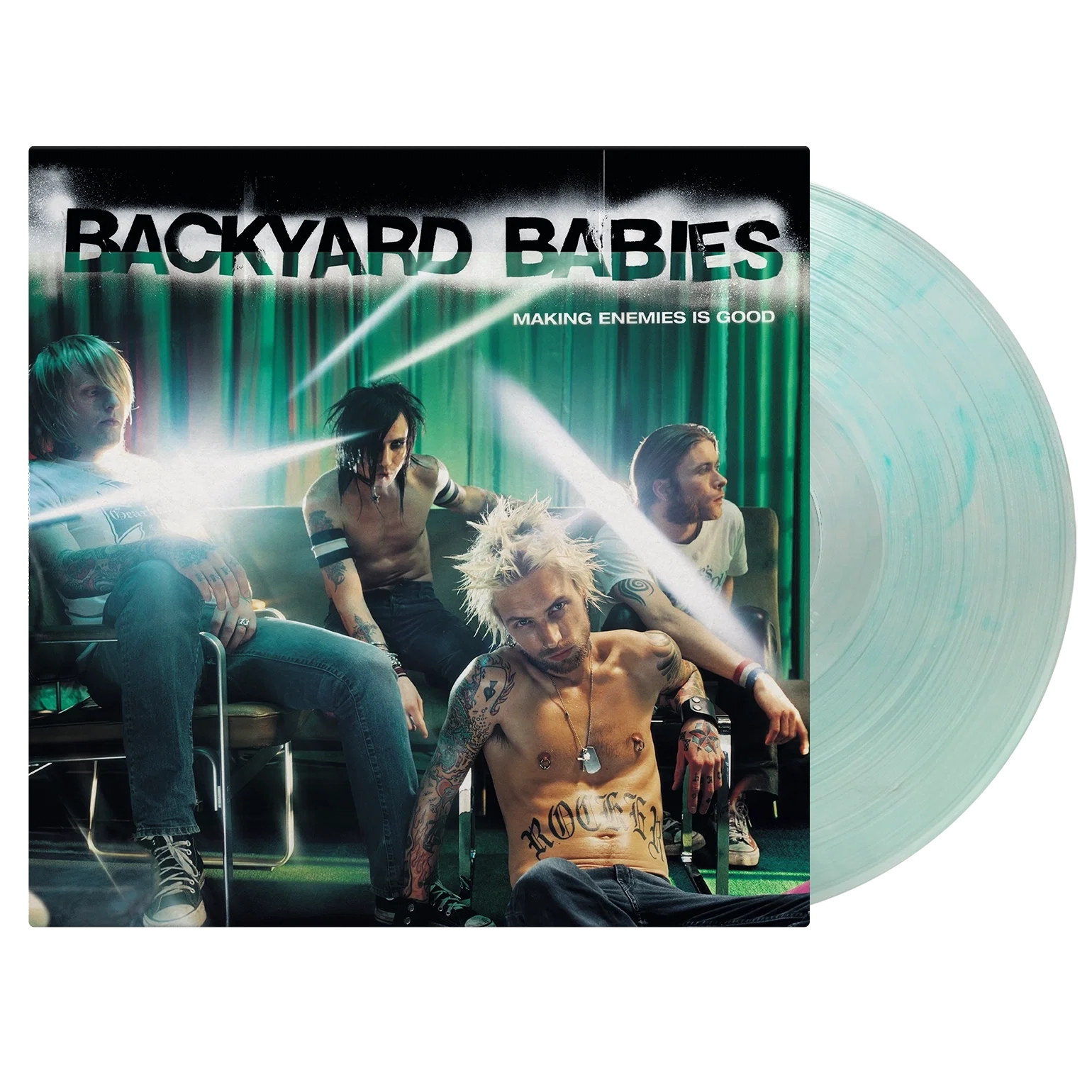 Backyard Babies - Making Enemies Is Good (Translucent Green Marbled Vinyl LP)