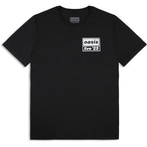 Oasis - Live 25 Distressed Lockup Pocket Bl T-Shirt