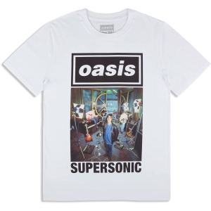 Oasis - Supersonic Single Cover Wht T-Shirt