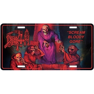 Death - Number Plate Scream Bloody Gore (30