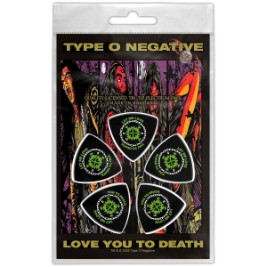 Type O Negative - Tri-Tip Plectrum Pack: Love You To Death