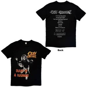 Ozzy Osbourne - Diary Of A Madman Tribute Uni Bl T-Shirt