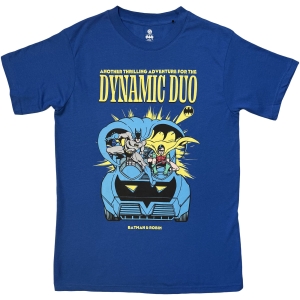 Batman - Batman & Robin Dynamic Duo Uni Blue T-Shirt