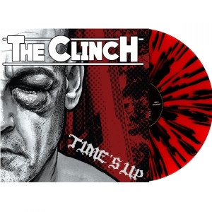 Clinch The - Times's Up (Red W/ Black Splatter V