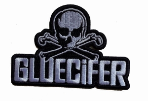 Gluecifer - Patch Skull Logo (6,2 X 8,9 Cm)