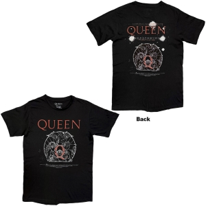 Queen - Budapest Iconic Poster Crest Uni Bl T-Shirt