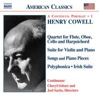 Cowell Henry - Piano Chamber & Vocal Works 1