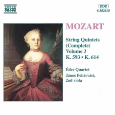 Mozart Wolfgang Amadeus - String Quintets Vol 3