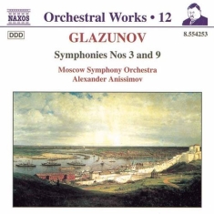 Glazunov Alexander - Symphonies 3 & 9