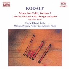 Kodaly Zoltan - Music For Cello Vol 2