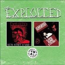 Exploited - Let's Start A War/Live And Loud!! i gruppen Minishops / The Exploited hos Bengans Skivbutik AB (593808)