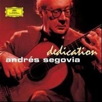 Segovia Andrés Gitarr - Dedication i gruppen CD / Klassiskt hos Bengans Skivbutik AB (608284)