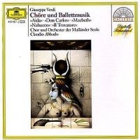 Abbado Claudio Dirigent - Operakörer & Balettmusik Av Verdi i gruppen CD / Klassiskt hos Bengans Skivbutik AB (619178)