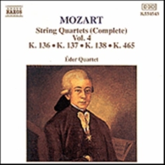 Mozart Wolfgang Amadeus - String Quartets Vol 4