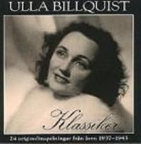 Ulla Billquist - Klassiker i gruppen CD / Pop hos Bengans Skivbutik AB (637749)