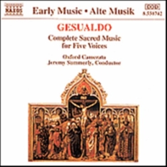 Gesualdo Carlo - Sacred Music 5 Voices