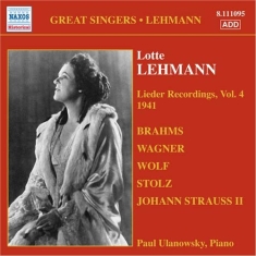 Lehmann - Lieder Vol 4