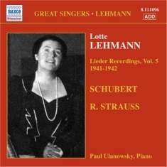 Lehmann - Lieder Vol 5
