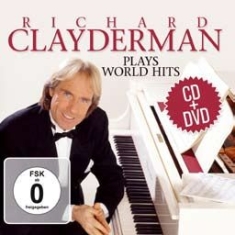 Clayderman Richard - Plays World Hits (2Cd+Dvd) i gruppen CD / Pop-Rock hos Bengans Skivbutik AB (992775)