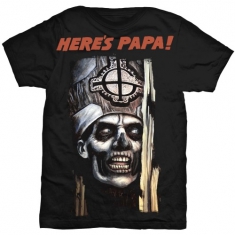 Ghost Here's Papa Men's Black T Shir