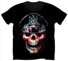 Slayer Skull Hat Mens T Shirt