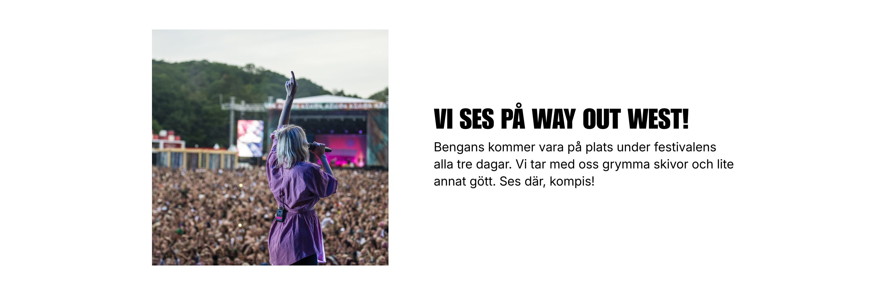 Bild Veronica Maggio äganderätt Way Out West