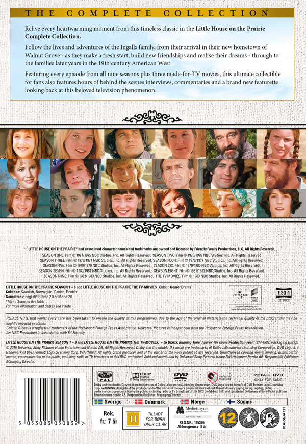 Movie - Little House On The Prairie Complete Col
