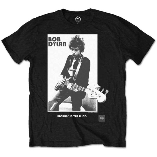 Bob Dylan - Blowing In The Wind Bl Uni T-Shirt