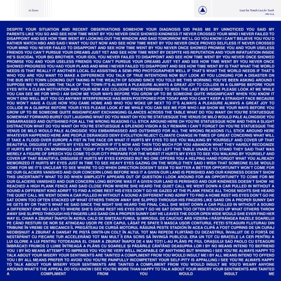 Lust For Youth - Lust For Youth (Ltd Clear Vinyl)